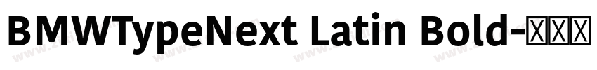 BMWTypeNext Latin Bold字体转换
